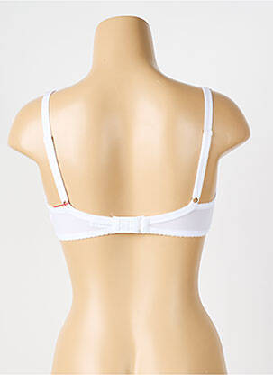 Soutien-gorge légère et transparente haut soutien-gorge emboitant blanc LINGERIE STORY femme