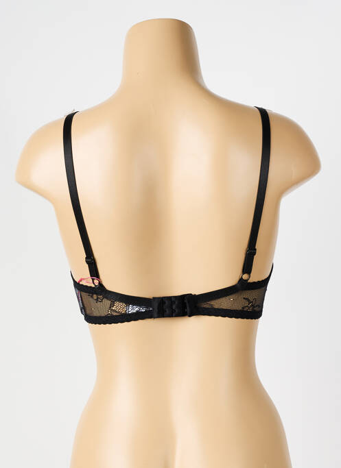 Soutien-gorge légère et transparente haut soutien-gorge emboitant noir LINGERIE STORY femme