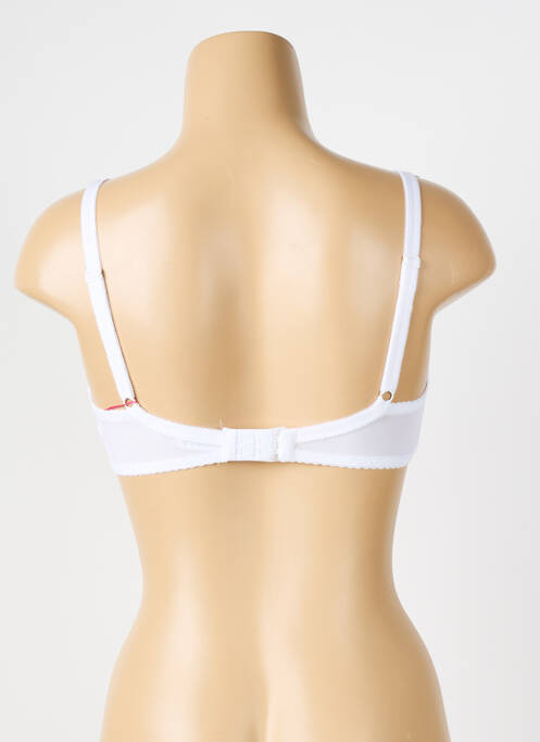 Soutien-gorge légère et transparente haut soutien-gorge emboitant blanc LINGERIE STORY femme