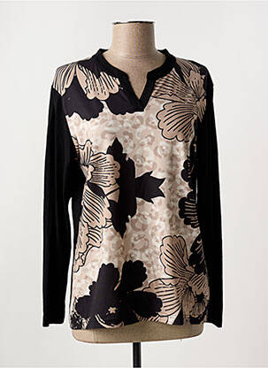T-shirt manches longues manches longues noir HAJO femme