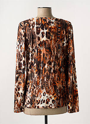 T-shirt manches longues manches longues orange GEVANA femme