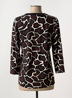 T-shirt manches 3/4 manches 3/4 marron BETTY BARCLAY femme