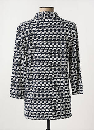Polo manches 3/4 manches 3/4 bleu BETTY BARCLAY femme