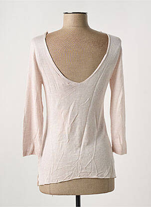 Pull coupe cintrée manches 3/4 rose LES P'TITES BOMBES femme