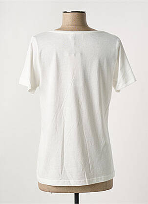 T-shirt col v manches courtes beige SIGNE NATURE femme