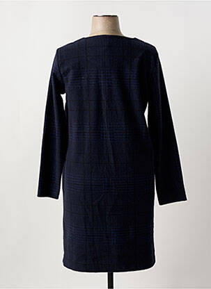 Robe mi-longue manches longues manches longues bleu LA FEE MARABOUTEE femme