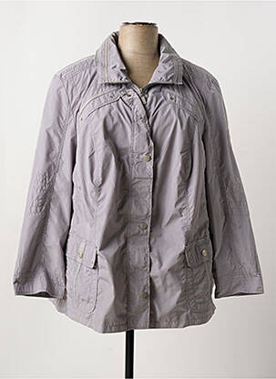 Coupe-vent manches longues sans capuche gris BARBARA LEBEK femme