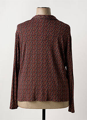 Chemisier coupe cintrée manches longues rouge GEVANA femme