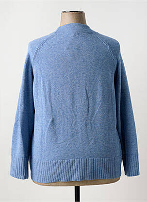 Pull tissage chiné manches longues bleu BETTY BARCLAY femme