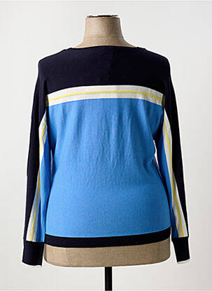 Pull coupe cintrée manches longues bleu GERRY WEBER femme
