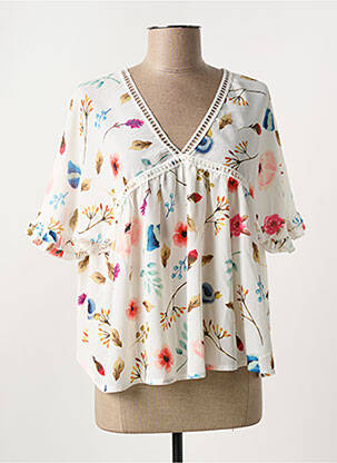 Blouse beige MOLLY BRACKEN pour femme