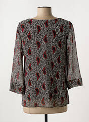 Blouse noir GEVANA pour femme seconde vue