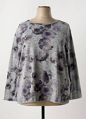 Pull gris HAJO pour femme