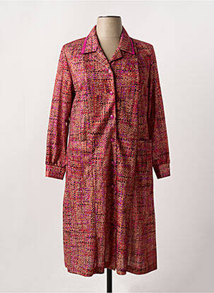 Robe mi-longue orange VALMODE pour femme