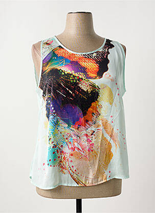 Top vert UN POINT C EST TOUT pour femme