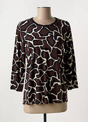 T-shirt marron BETTY BARCLAY pour femme seconde vue