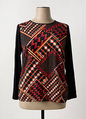 T-shirt noir TELMAIL pour femme seconde vue