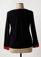 T-shirt noir TELMAIL pour femme seconde vue
