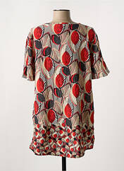 Tunique manches courtes rouge GRIFFON pour femme seconde vue