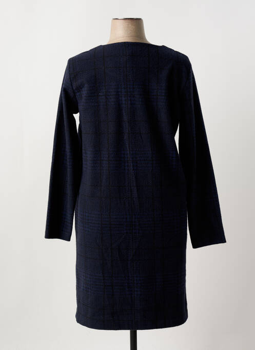 Robe mi-longue manches longues manches longues bleu LA FEE MARABOUTEE femme