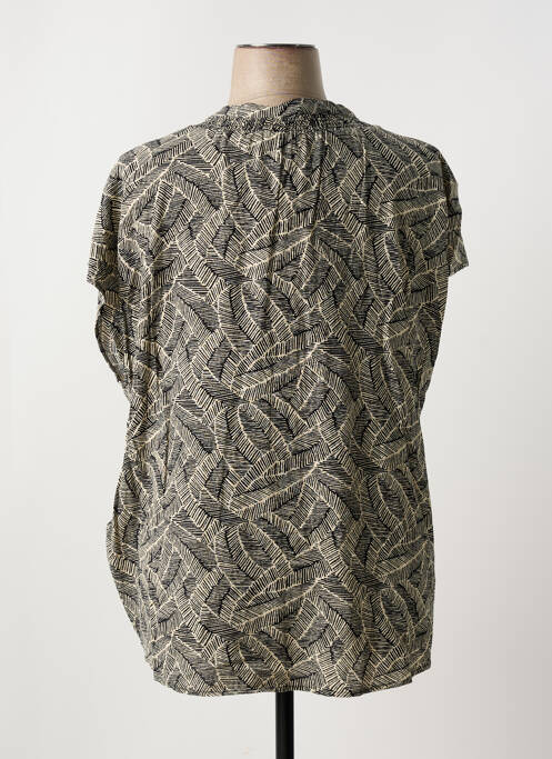 Blouse manches courtes manches courtes noir CISO femme