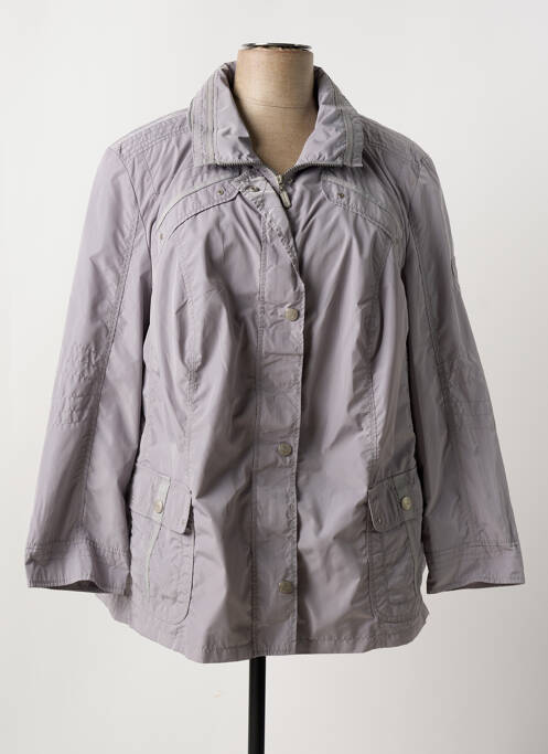 Coupe-vent manches longues sans capuche gris BARBARA LEBEK femme