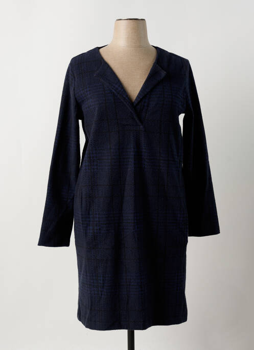 Robe mi-longue bleu LA FEE MARABOUTEE pour femme