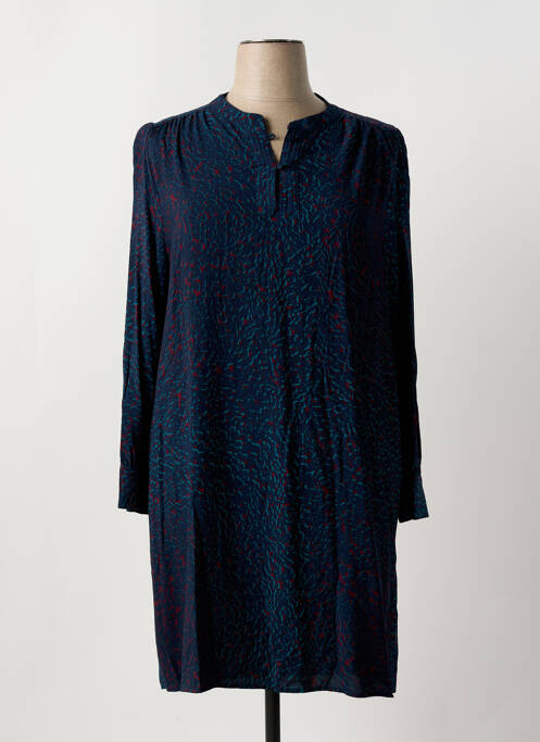 Robe mi-longue bleu LA FEE MARABOUTEE pour femme