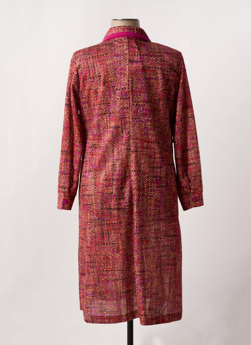 Robe mi-longue orange VALMODE femme