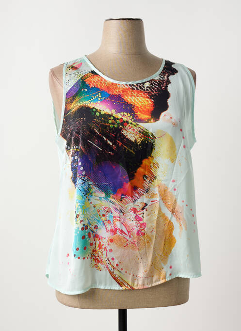 Top vert UN POINT C EST TOUT pour femme