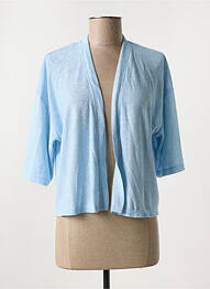 Gilet manches longues manches 3/4 bleu GARCIA femme