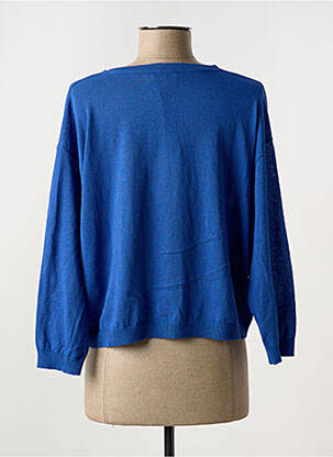 Gilet manches longues manches 3/4 bleu LA FEE MARABOUTEE femme