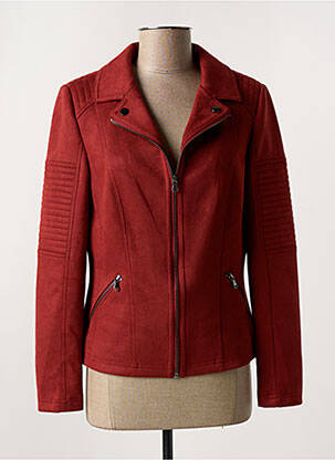 Veste casual epaulette orange BARBARA LEBEK femme