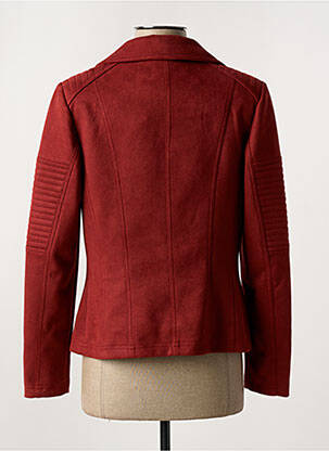 Veste casual epaulette orange BARBARA LEBEK femme