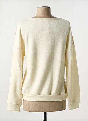 Pull stretch manches longues beige SIGNE NATURE femme