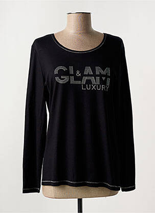 T-shirt manches longues manches longues noir HAJO femme
