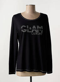 T-shirt manches longues manches longues noir HAJO femme