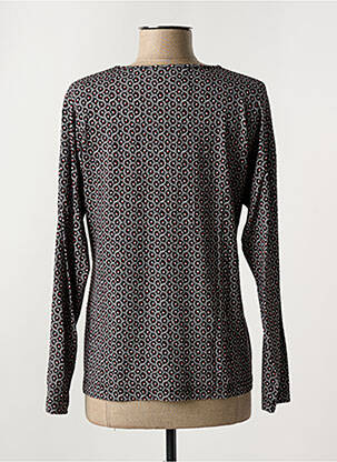 Blouse imprimé fantaisie manches longues noir GRIFFON femme