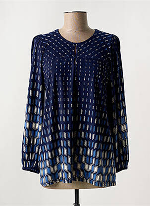 T-shirt manches longues manches longues bleu GEVANA femme
