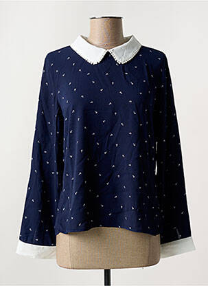 Blouse bleu NOEMIE & CO pour femme