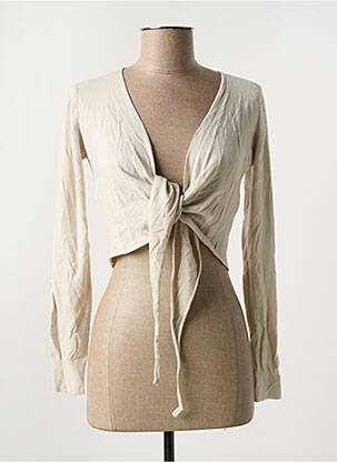 Boléro beige TRICOTONIC pour femme