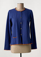 Gilet manches longues bleu TELMAIL pour femme seconde vue