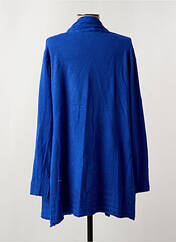 Gilet manches longues bleu TRICOTONIC pour femme seconde vue