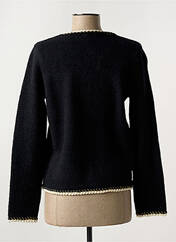 Gilet manches longues noir ADILYNN pour femme seconde vue