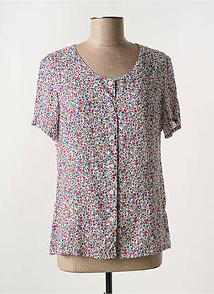 Chemisier bleu GEVANA pour femme