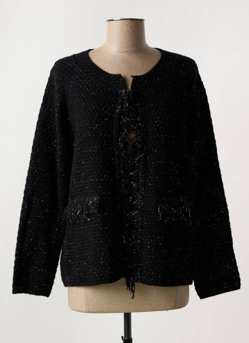 Gilet manches longues stretch noir GRIFFON femme