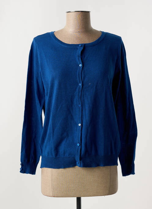 Gilet manches longues bleu SO SWEET pour femme