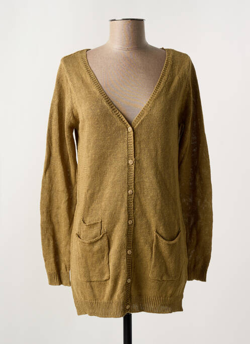 Gilet manches longues vert NICE THINGS pour femme