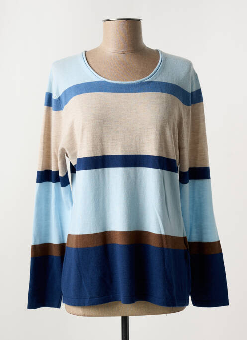 Pull coupe cintrée manches longues bleu GERRY WEBER femme