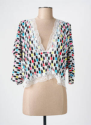 Blouse manches 3/4 manches 3/4 noir MOLLY BRACKEN femme